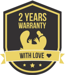 2 Years Warranty. With Love