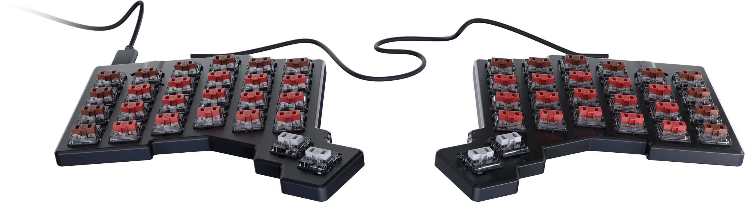 Voyager with assorted keyswitches