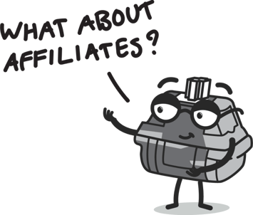 a cartoon keyswitch saying: what about affiliates?