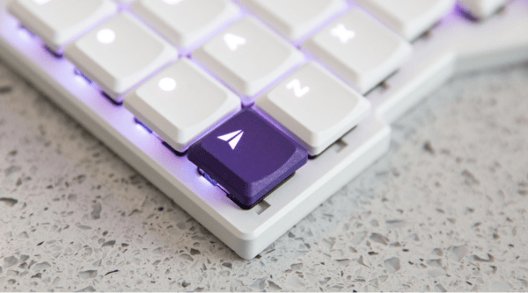 a picture of a cat on a keyboard